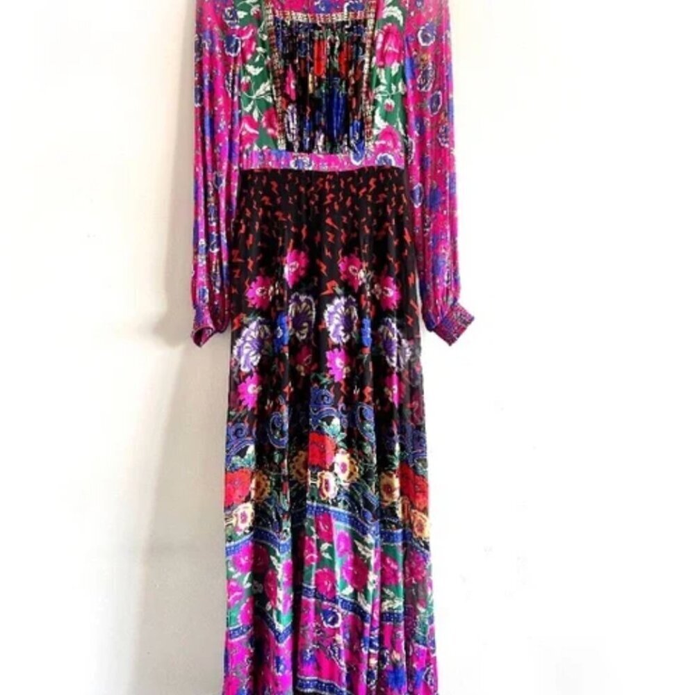 Anthropologie Moulinette Soeurs Emporia Maxi Dress Size 0 NWT - Picture 3 of 5